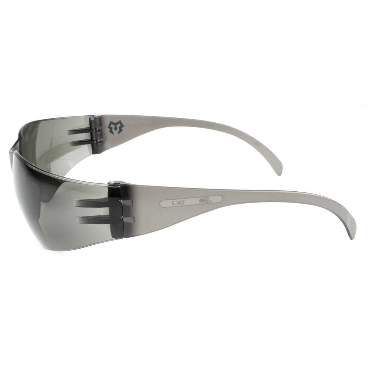 METEL M10 Safety Glasses with Gray Lenses Side View