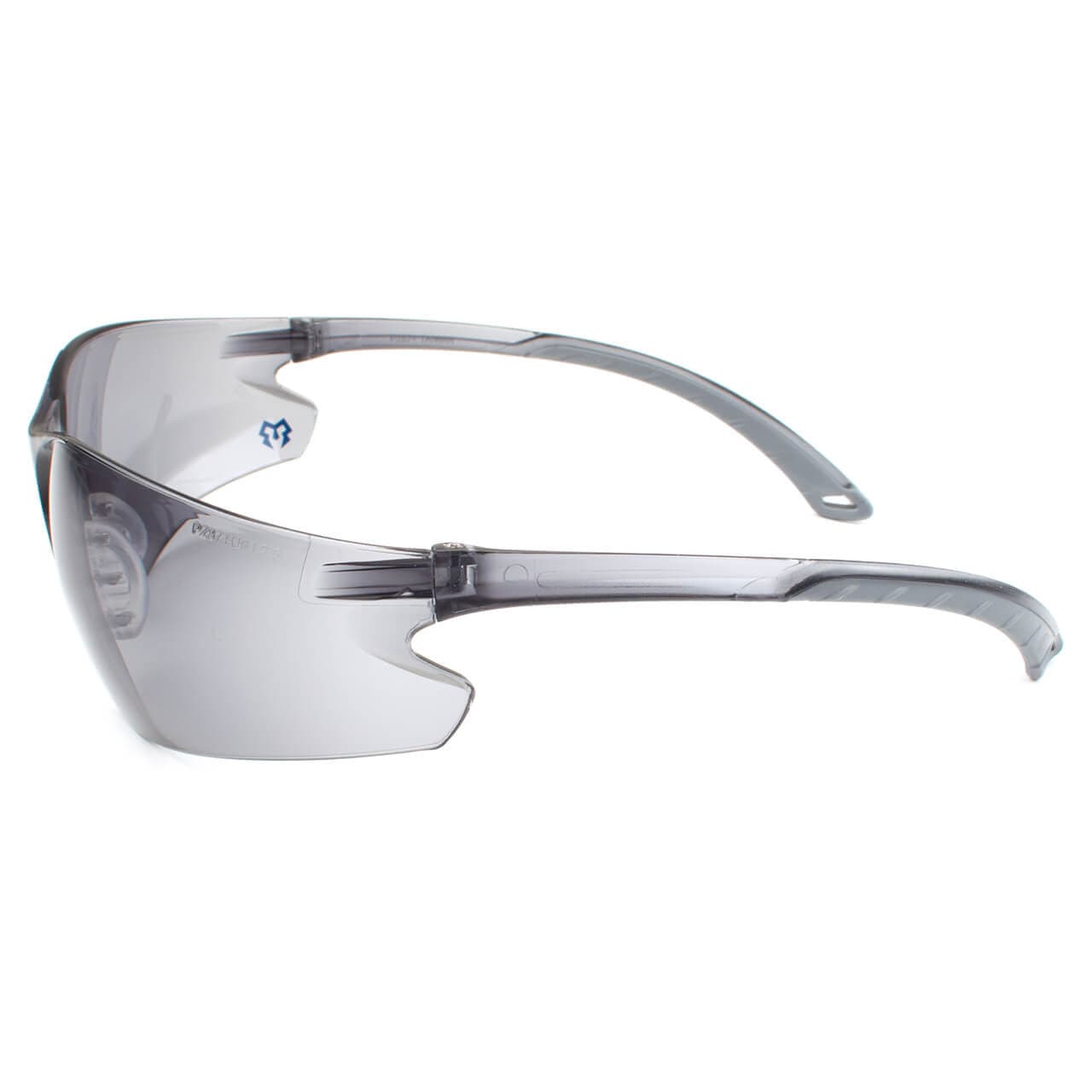 Metel M20 Safety Glasses with Gray Anti-Fog Lenses Side View
