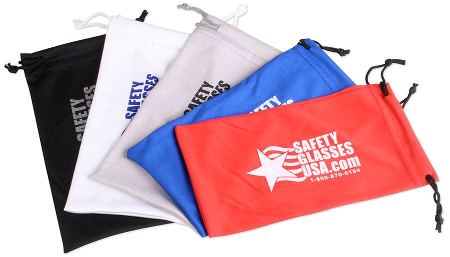 Microfiber Sunglasses Pouch with Safety Glasses USA Logo
