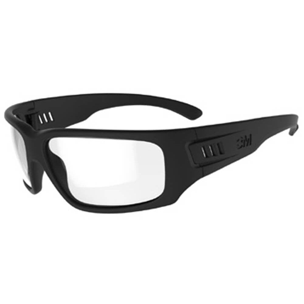 3M Maxim Elite 1000 Safety Glasses with Black Frame and and Clear Anti-Fog Lens MXE1001SGAF-BLK