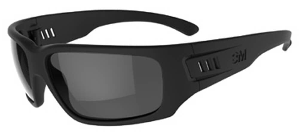 3M Maxim Elite 1000 Safety Glasses with Black Frame and Gray Anti-Fog Lens