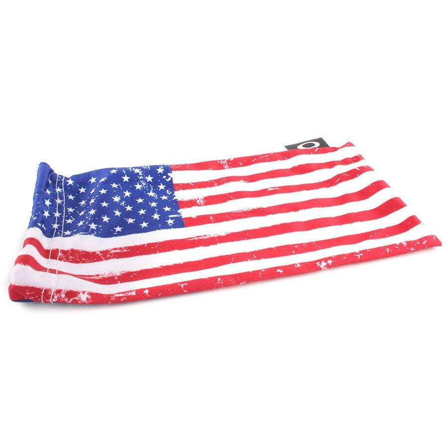 Oakley SI Jupiter Squared with Matte Black USA Flag Frame and Prizm Black Lens - Pouch