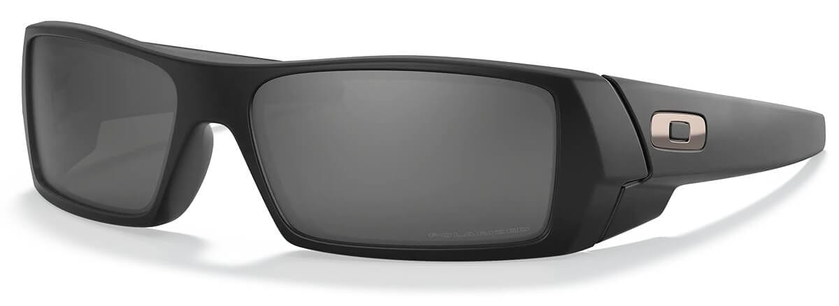 Oakley Gascan Sunglasses with Matte Black Frame and Black Iridium Polarized Lens 12-856