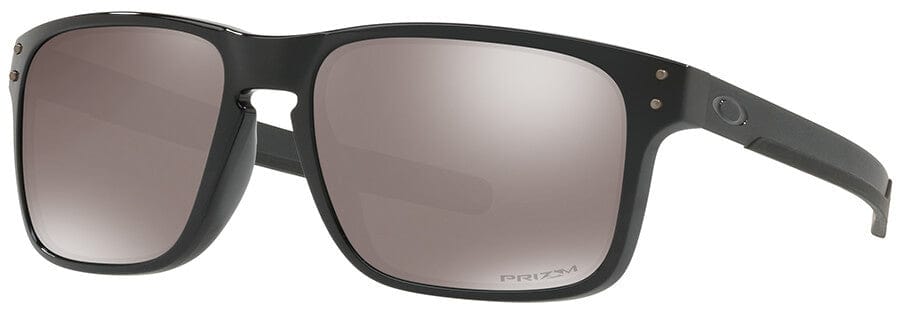 Oakley Holbrook Mix Sunglasses Polished Black Frame Prizm Black Polarized Lens OO9384-0657