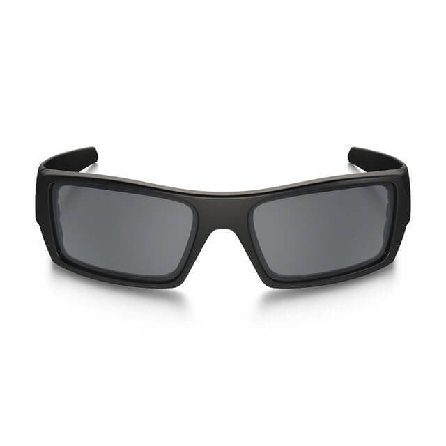 Oakley SI Thin Red Line Gascan Sunglasses with Satin Black Frame and Black Iridium Lens - Front