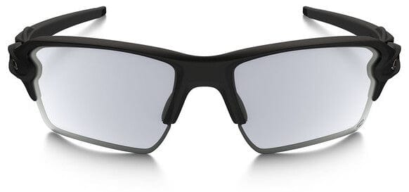 Oakley SI Flak 2.0 XL Sunglasses with Matte Black Frame and Photochromic Lens - Front