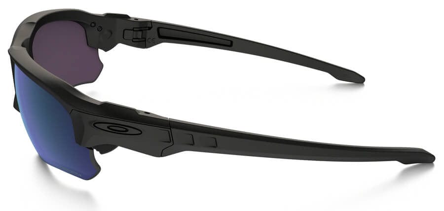 Oakley SI Speed Jacket Sunglasses with Matte Black Frame and Prizm Maritime Polarized Lens - Side