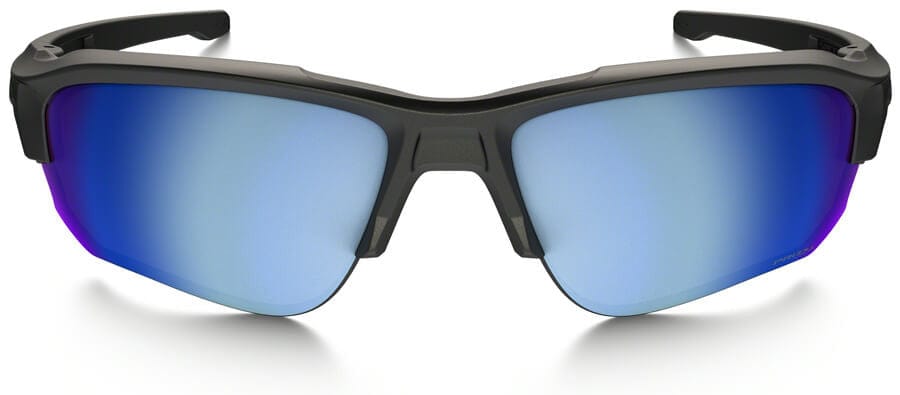 Oakley SI Speed Jacket Sunglasses with Matte Black Frame and Prizm Deep Water Polarized Lens - Front