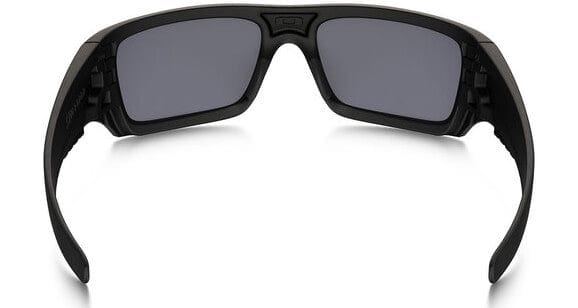 Oakley SI Ballistic Det Cord Sunglasses with Matte Black Tonal Flag Frame and Grey Lens - Back