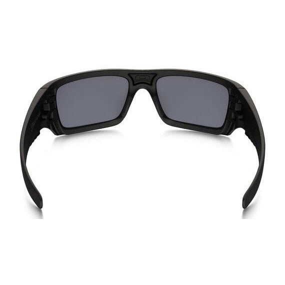 Oakley SI Ballistic Det Cord Sunglasses with Matte Black USA Flag Frame and Grey Lens - Back