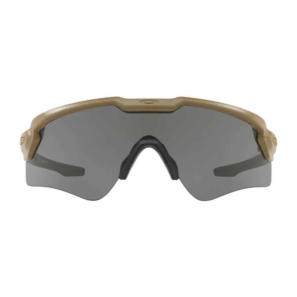 Oakley SI Ballistic M Frame Alpha Sunglasses with Terrain Tan Frame and Grey Lens - Front