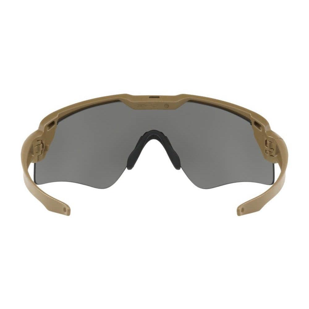 Oakley SI Ballistic M Frame Alpha Sunglasses with Terrain Tan Frame and Grey Lens - Back
