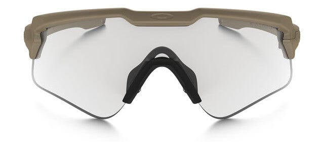 Oakley SI Ballistic M Frame Alpha Sunglasses Terrain Tan Frame with Clear and Gray Lenses