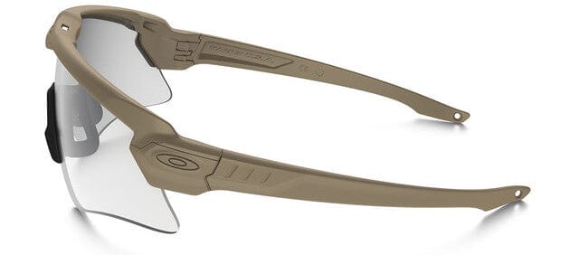 Oakley SI Ballistic M Frame Alpha Sunglasses Terrain Tan Frame with Clear and Gray Lenses