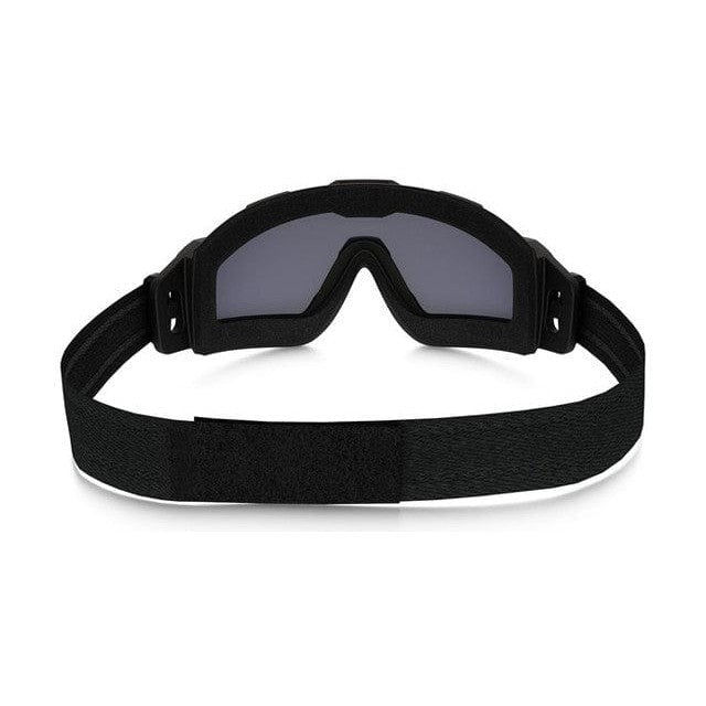 Oakley SI Ballistic Halo Goggle with Matte Black Frame and Grey Lens Back