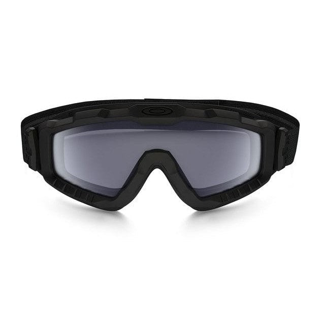 Oakley SI Ballistic Halo Goggle with Matte Black Frame and Grey Lens Front