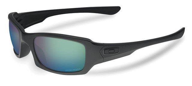 Oakley SI Fives Squared Sunglasses Matte Black Frame Prizm Maritime Lens OO9238-15
