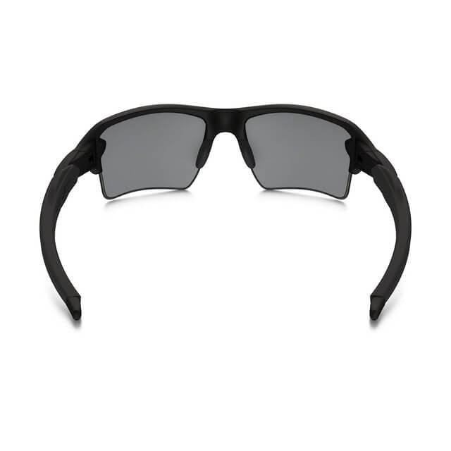Oakley SI Thin Red Line Flak 2.0 XL Sunglasses with Satin Black Frame and Black Iridium Lens - Back