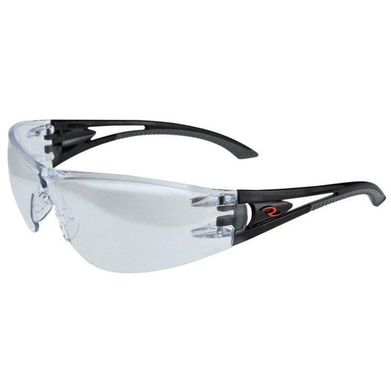 Radians Optima Safety Glasses with Black Frame and Indoor-Outdoor Lens