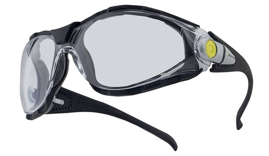 Elvex Pacaya LYVIZ Safety Glasses with Black Frame and Clear Anti-Fog Lens