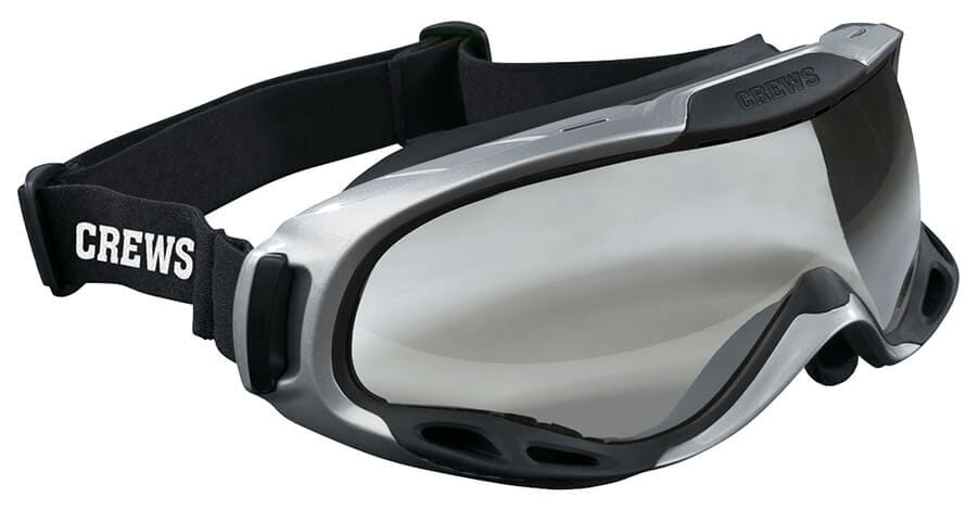 Crews PGX1 Safety Goggle with Elastic Strap and Clear Anti-Fog Lens PGX110AF