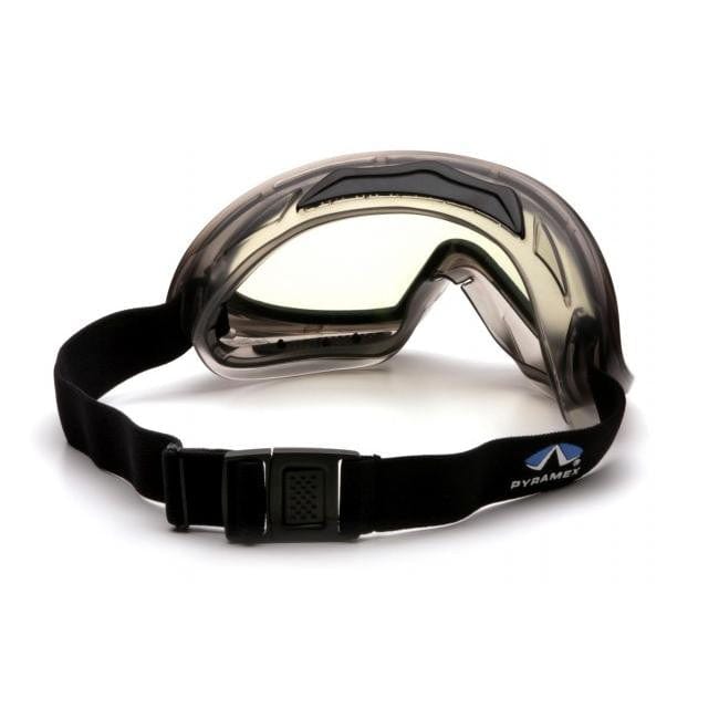 Pyramex Capstone Safety Goggles Gray Frame Dual Clear Anti-Fog Lens-G504DT-Safety Glasses USA-5
