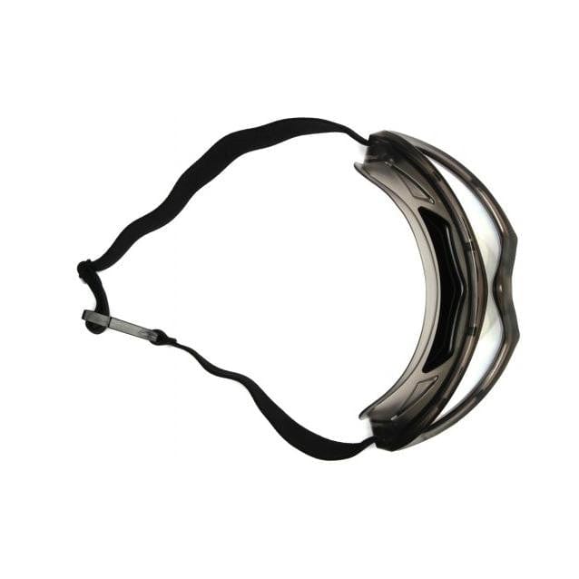 Pyramex Capstone Safety Goggles Gray Frame Dual Clear Anti-Fog Lens-G504DT-Safety Glasses USA-4