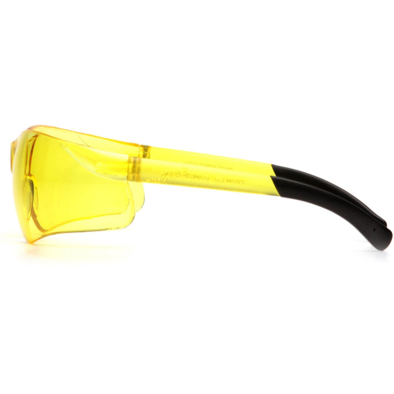 Pyramex Ztek Safety Glasses with Amber Lens S2530S Side View