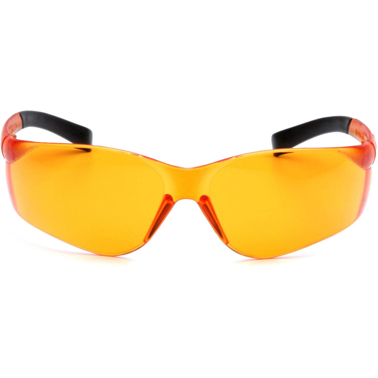 Pyramex Ztek Safety Glasses with Orange Lens S2540S Front View