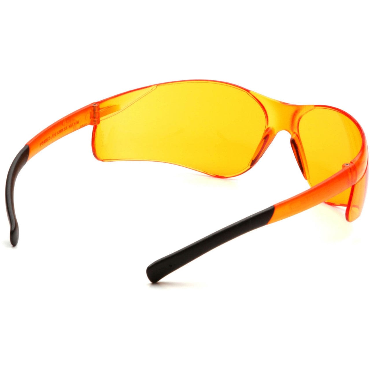 Pyramex Ztek Safety Glasses with Orange Lens S2540S Inside View