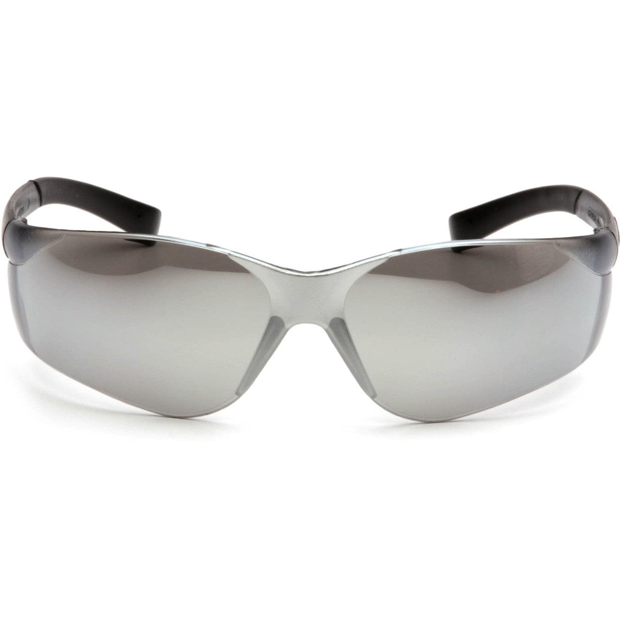 Pyramex Ztek Safety Glasses with Silver Mirror Lens S2570S Front View