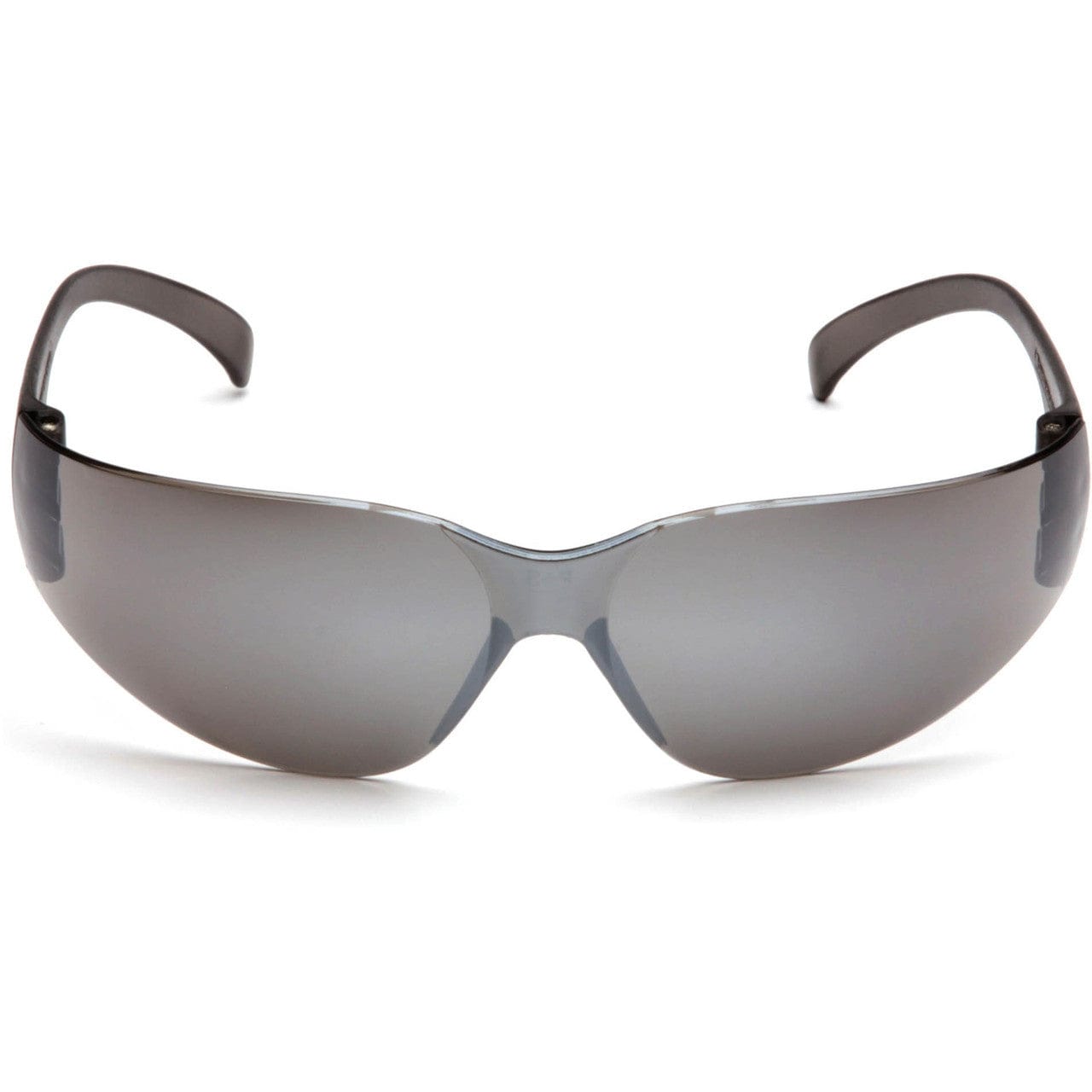 Pyramex Intruder Safety Glasses with Silver Mirror Lens S4170S Front View