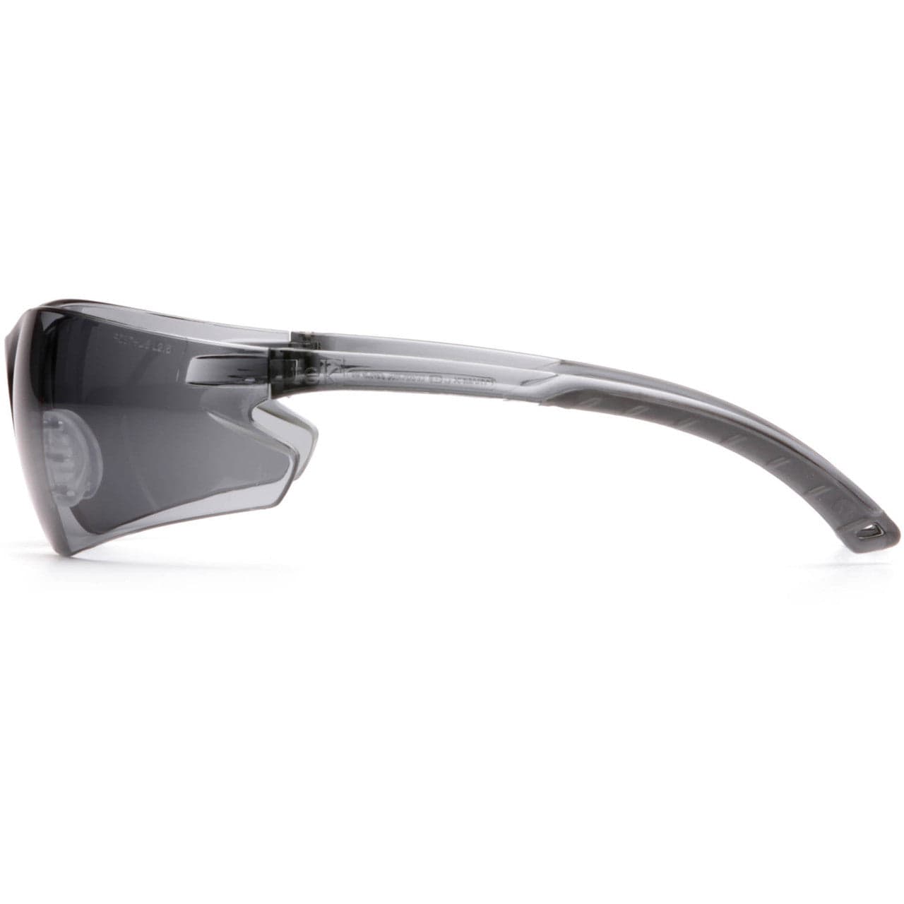 Pyramex Itek Safety Glasses with Gray Anti-Fog Lens S5820ST Side View