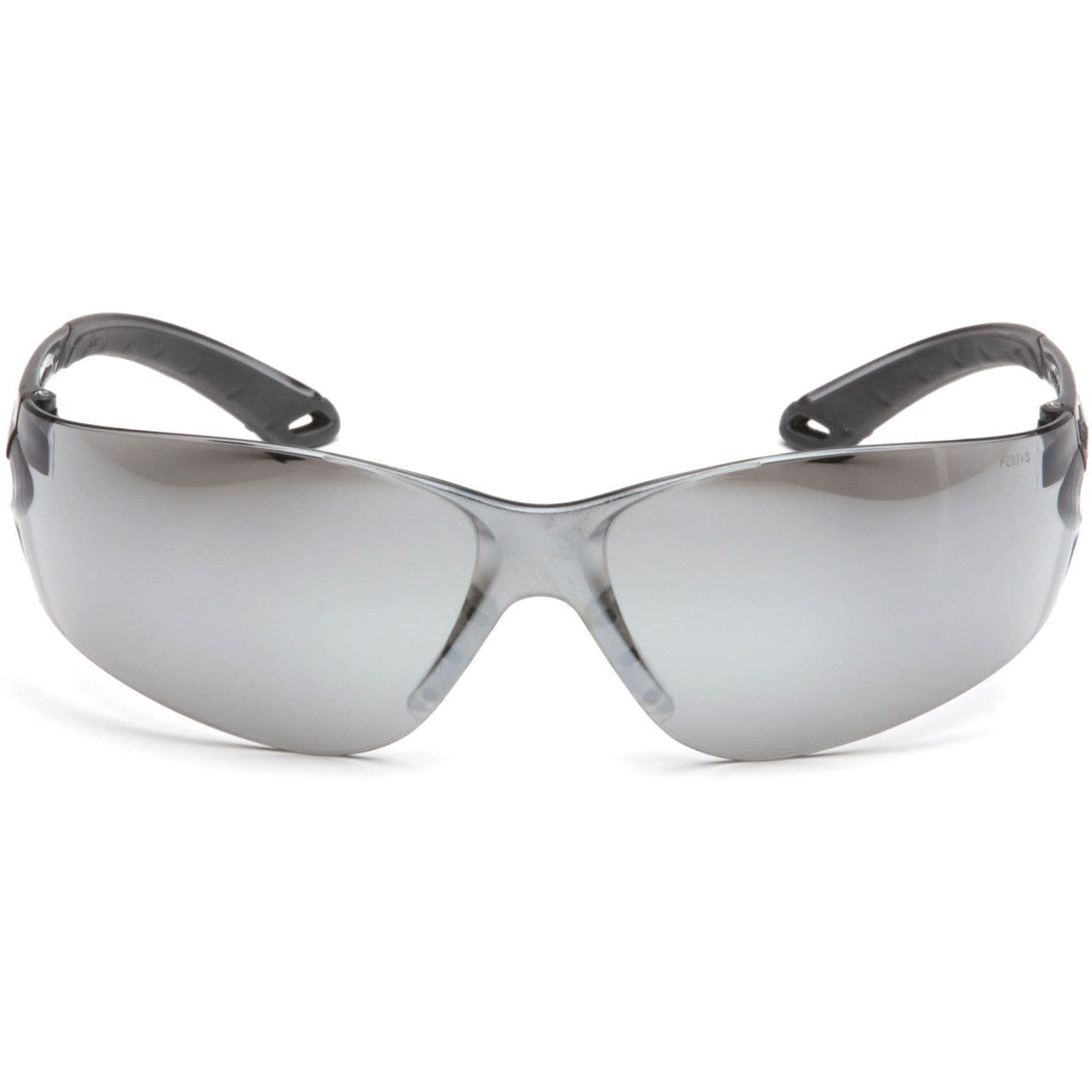Pyramex Itek Safety Glasses with Silver Mirror Lens S5870S Front View