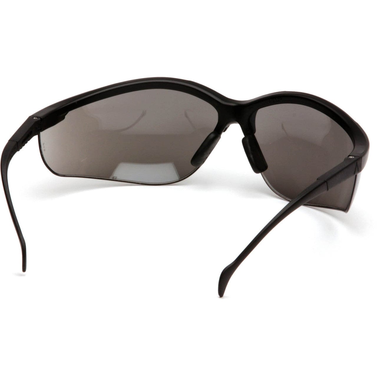 Pyramex Venture 2 Safety Glasses with Black Frame and Silver Mirror Lens SB1870S Inside View
