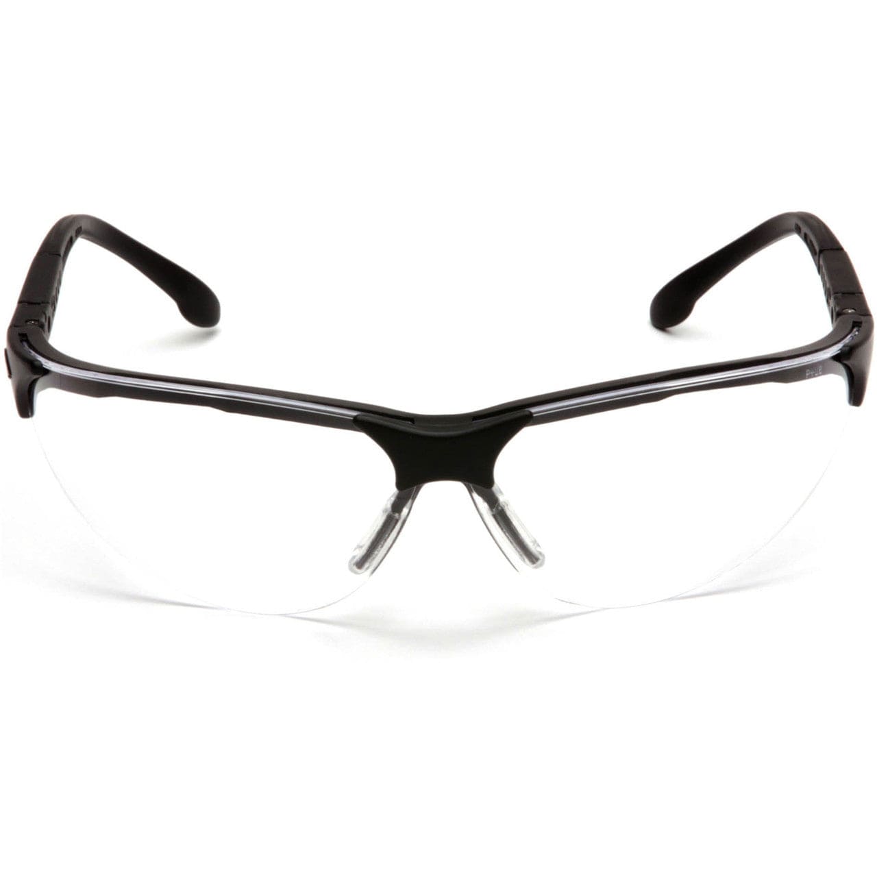 Pyramex Rendezvous Safety Glasses Black Frame Clear Lens SB2810S Front