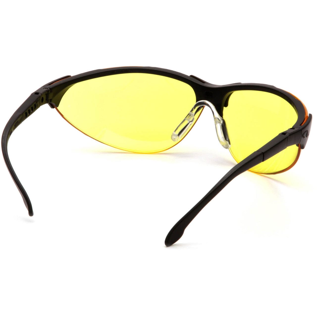 Pyramex Rendezvous Safety Glasses Black Frame Amber Lens SB2830S Inside