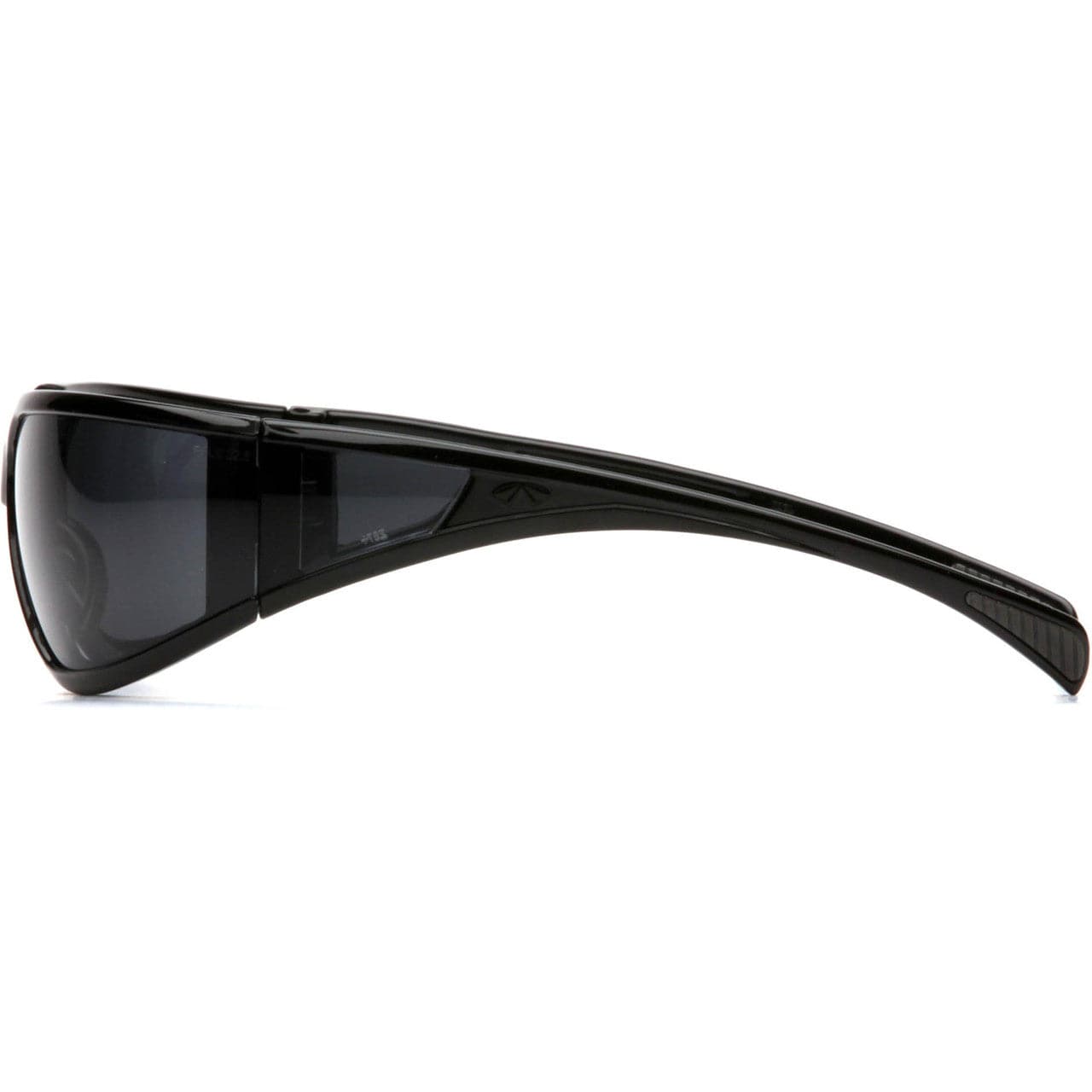 Pyramex Exeter Safety Glasses with Black Frame and Gray Anti-Fog Lens SB5120DT Side