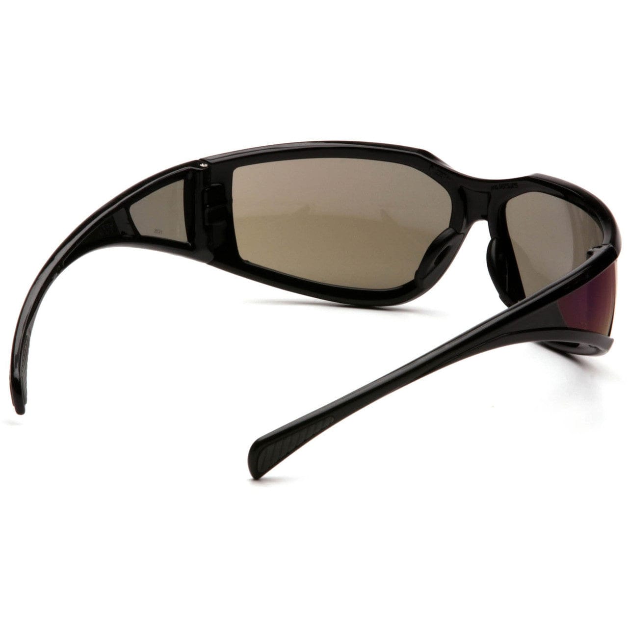 Pyramex Exeter Safety Glasses with Black Frame and Blue Mirror Anti-Fog Lens SB5175DT Back