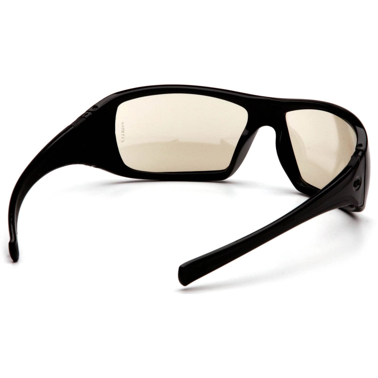 Pyramex Goliath Safety Glasses with Black Frame and Indoor/Outdoor Lens SB5680D Inside View