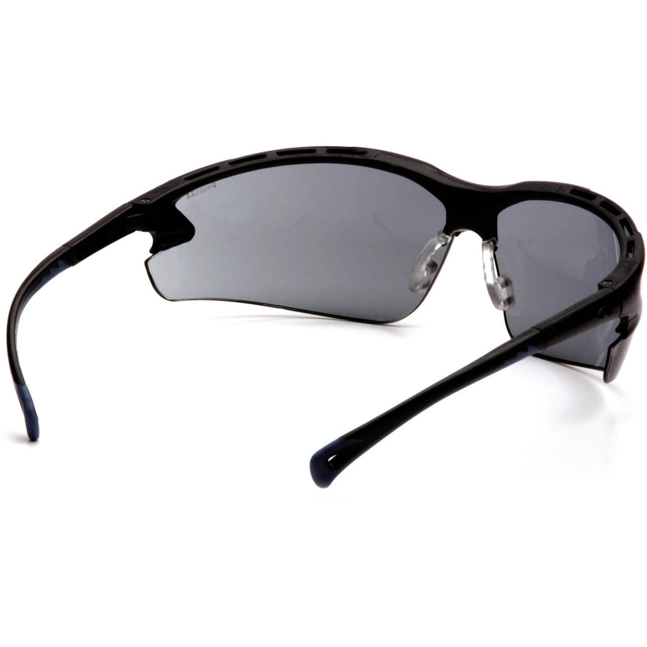 Pyramex Venture 3 Safety Glasses with Black Frame and Gray Anti-Fog Lens SB5720DT Inside View