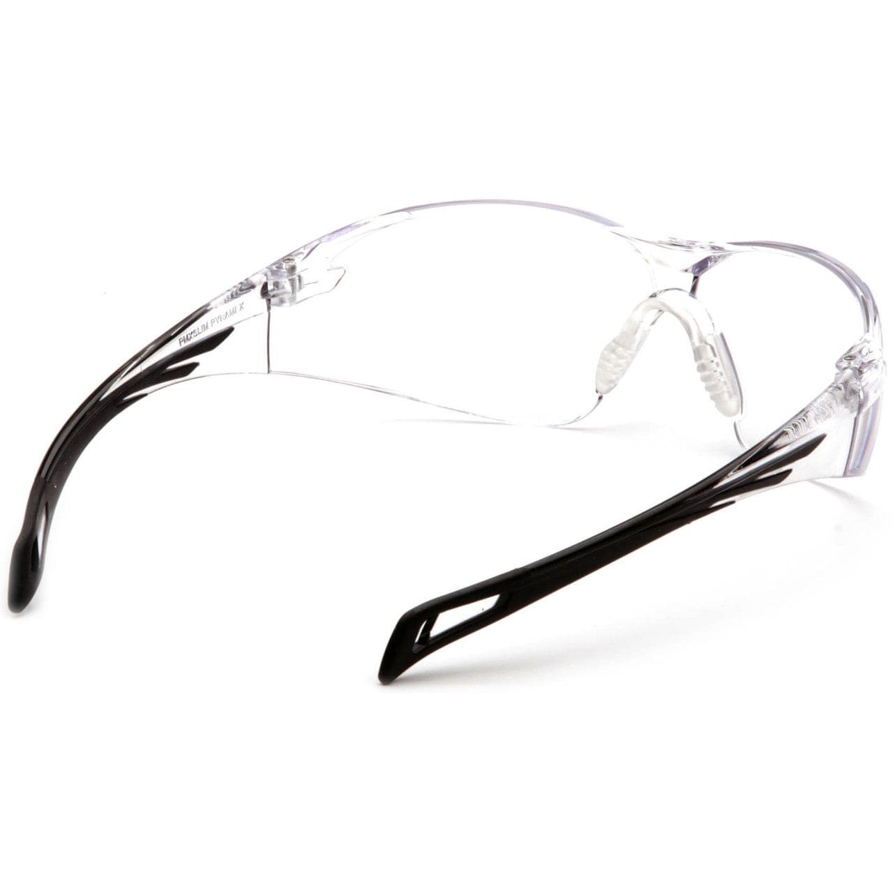Pyramex PMXSlim SB7110S Safety Glasses with Black Temples and Clear Lens Inside View
