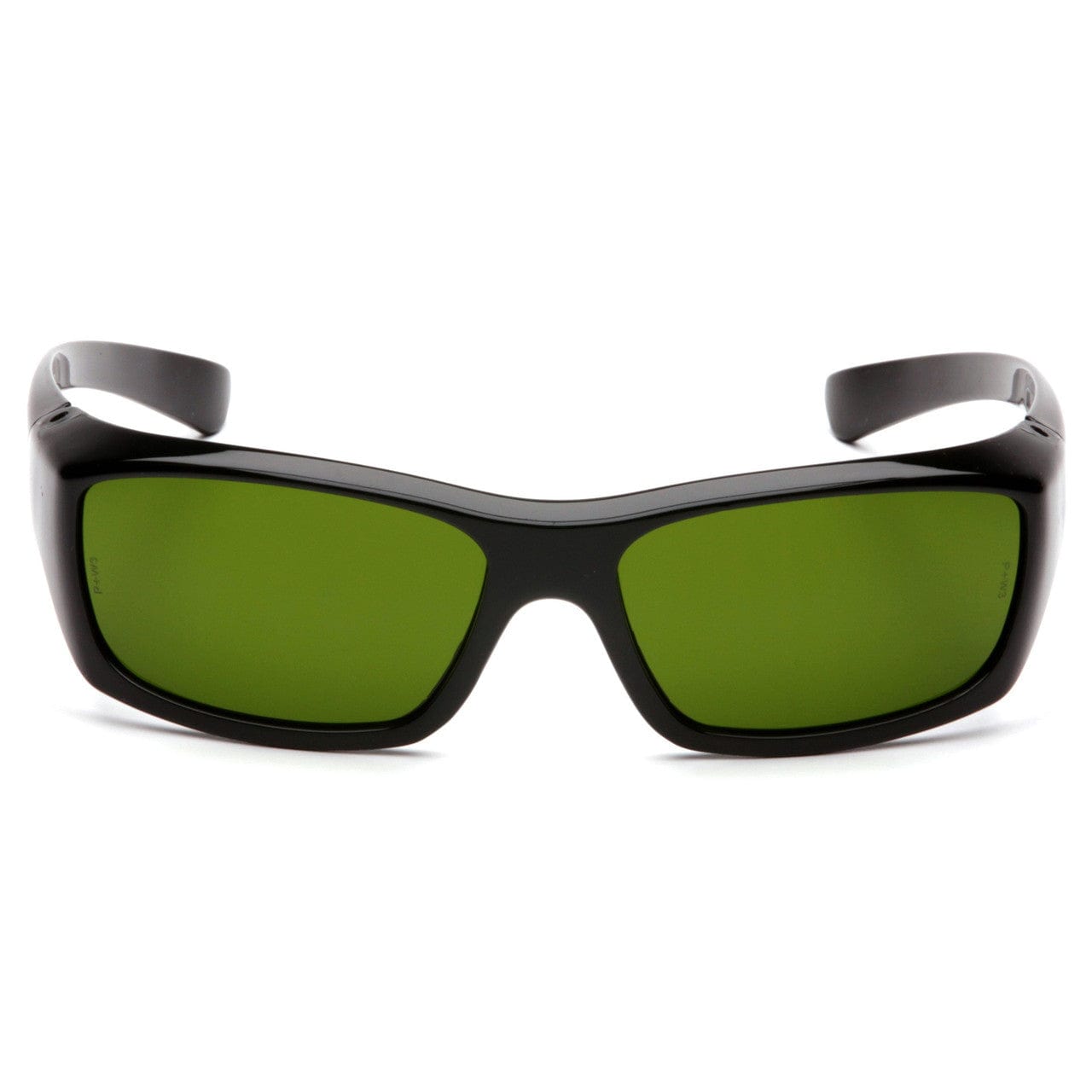 Pyramex Emerge Safety Glasses Black Frame IR Shade 3.0 Lens SB7960SF Front