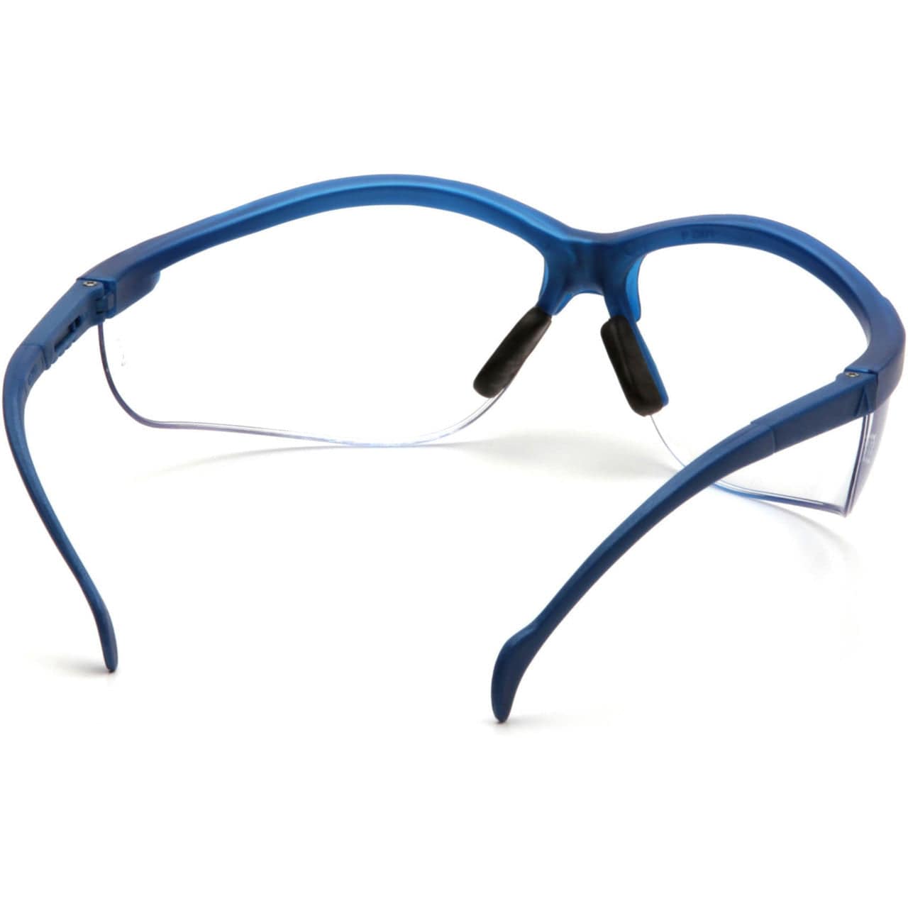Pyramex Venture 2 Safety Glasses Metallic Blue Frame Clear Lens SMB1810S Inside View