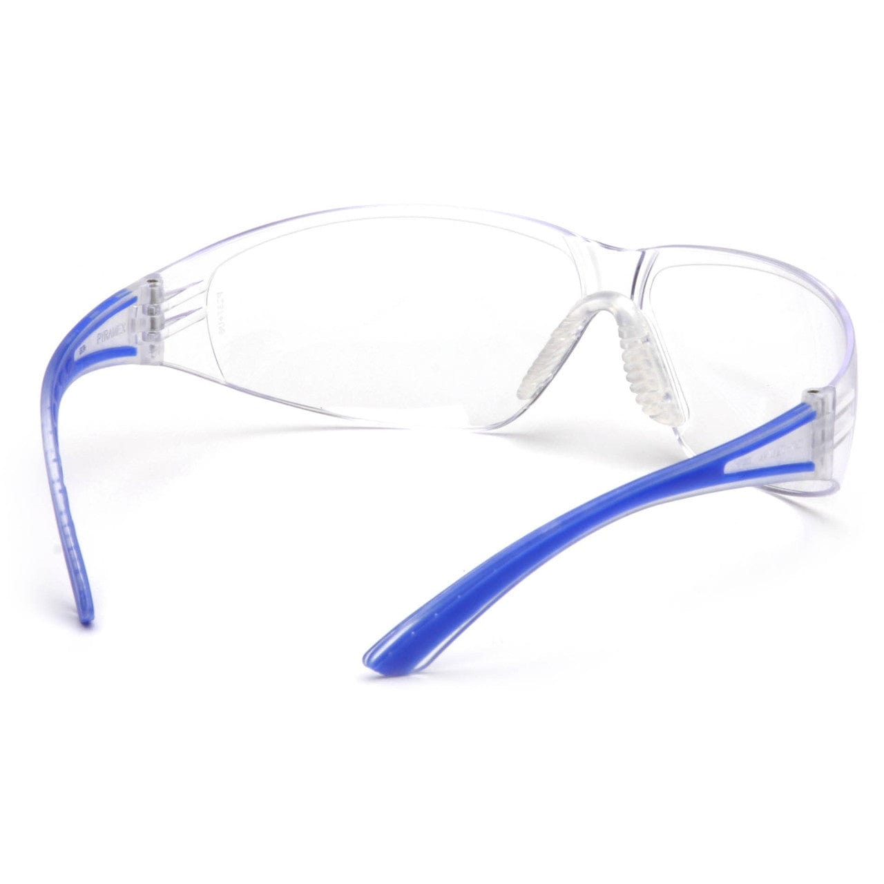 Pyramex Cortez Safety Glasses Navy Temples Clear Lens SN3610S Inside