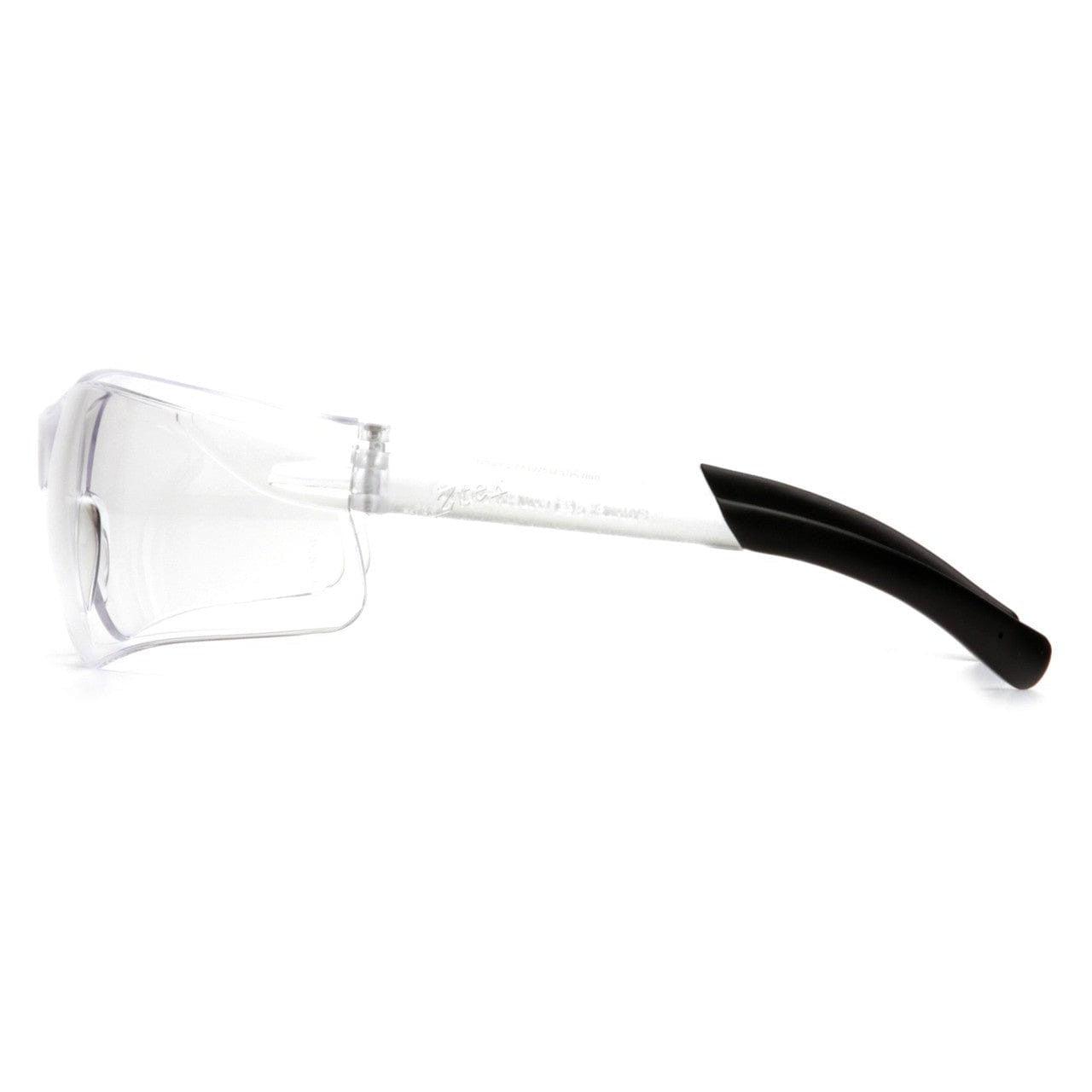 Pyramex Ztek Safety Glasses with Clear Anti-Fog Lens S2510ST Side View
