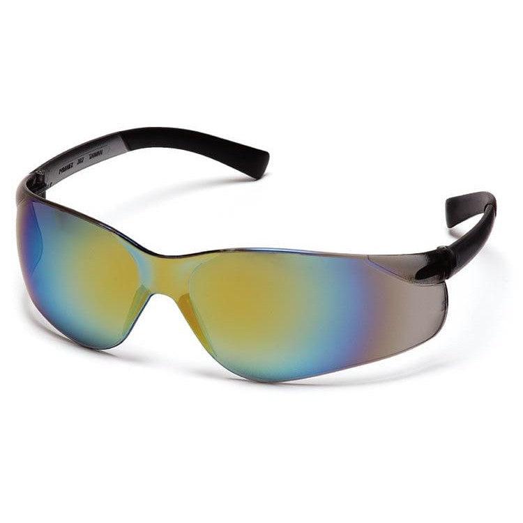 Pyramex Ztek Safety Glasses with Gold Mirror Lens S2590S