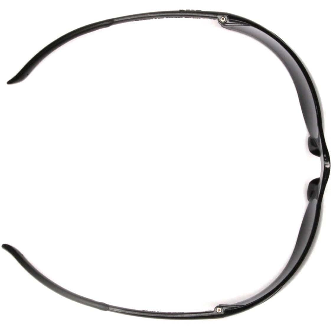 Pyramex Ztek Safety Glasses with Gray Anti-Fog Lens S2520ST Top View