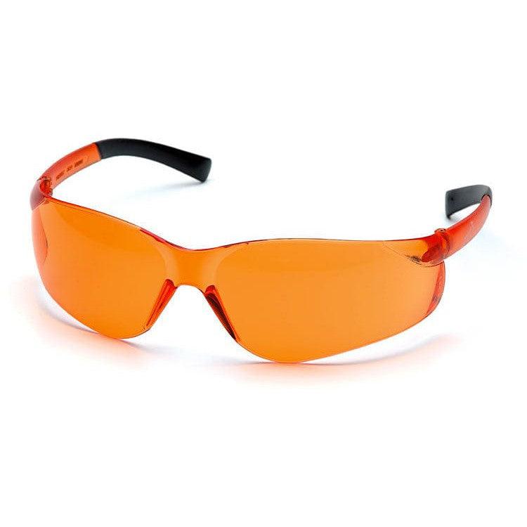 goggles orange lens Pyramex S2540S Ztek Safety Glasses, Orange Frame, Orange Lens