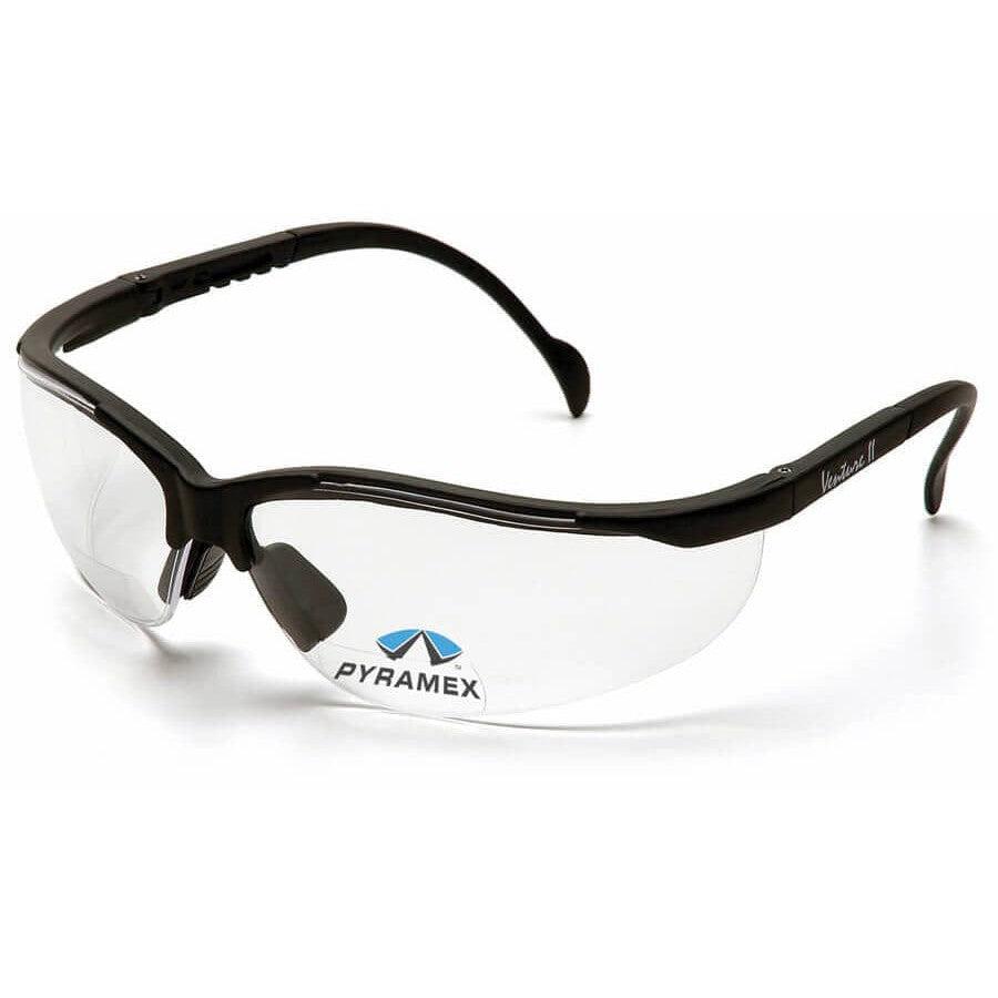 Pyramex SB1810R V2 Reader Bifocal Safety Glasses with Clear Lenses Front View